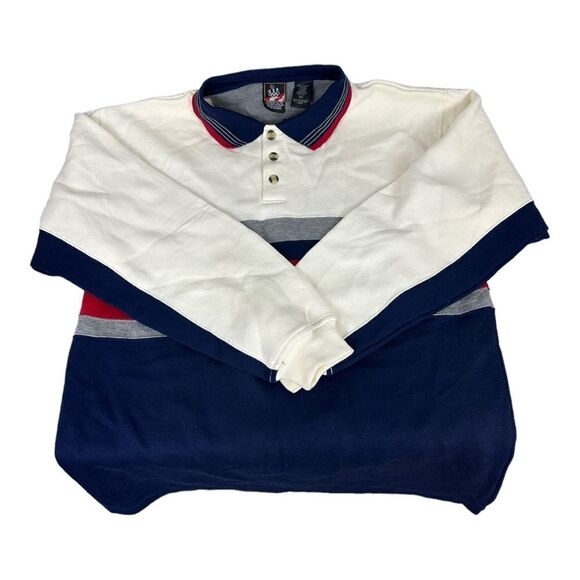 JC Penny dead stock USA Olympics polo lightweight sweater size M - Picture 5 of 7